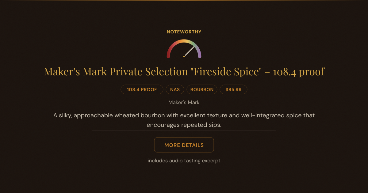 Maker's Mark Private Selection 