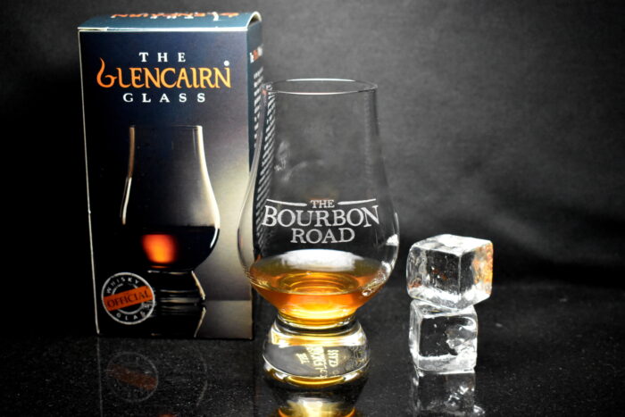 The Bourbon Road Glencairn Whisky Glass