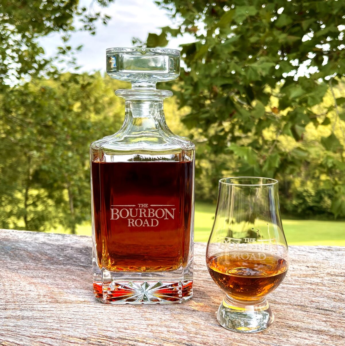Bourbon Road Whiskey Decanter