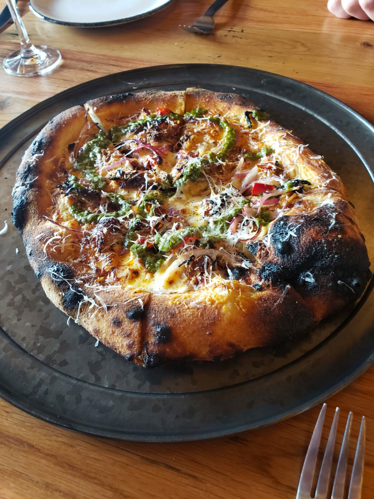 Smoked Pork Pizza at The Kitchen Table
